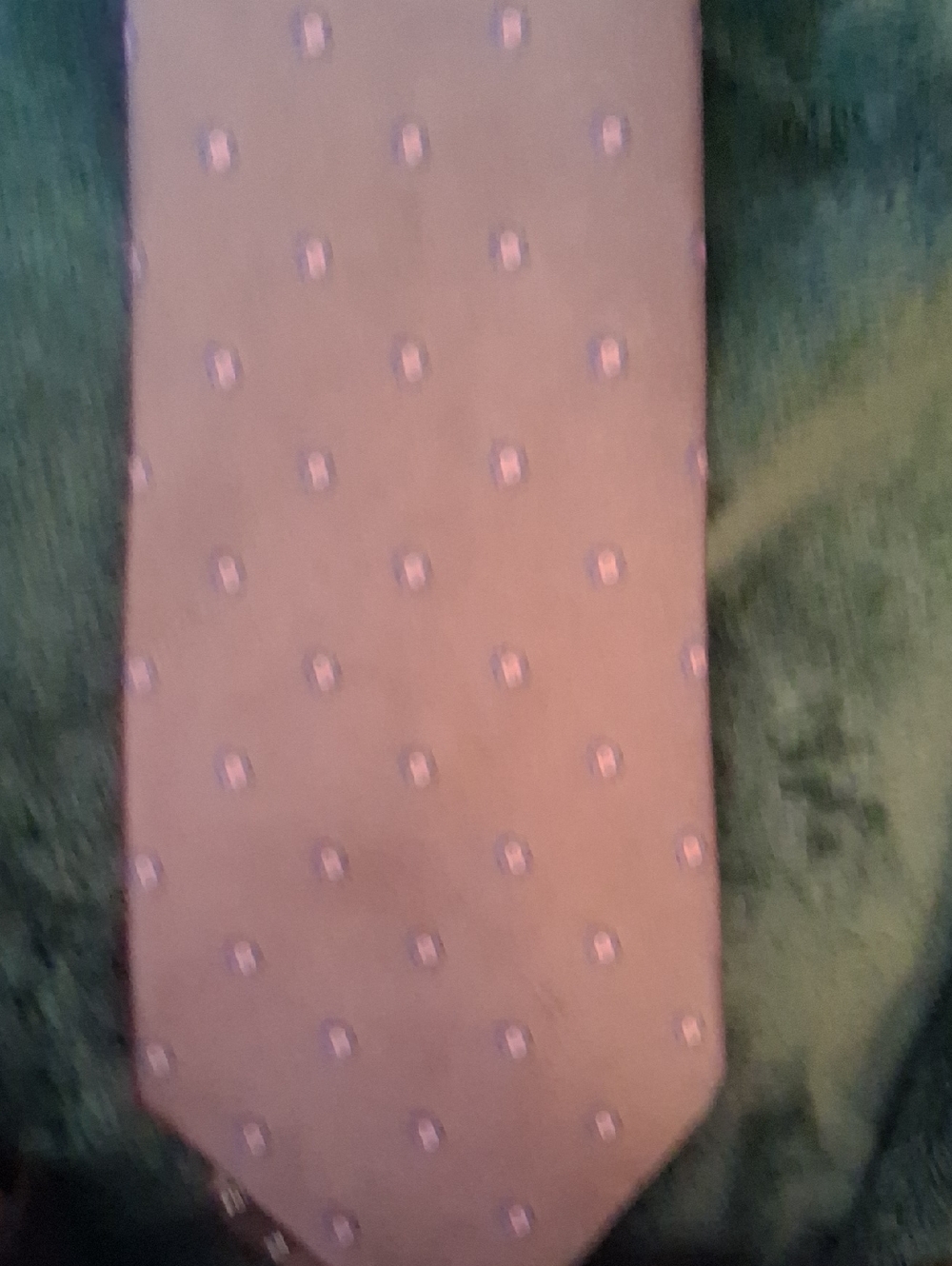 Silk Lavender Polka Dot Necktie